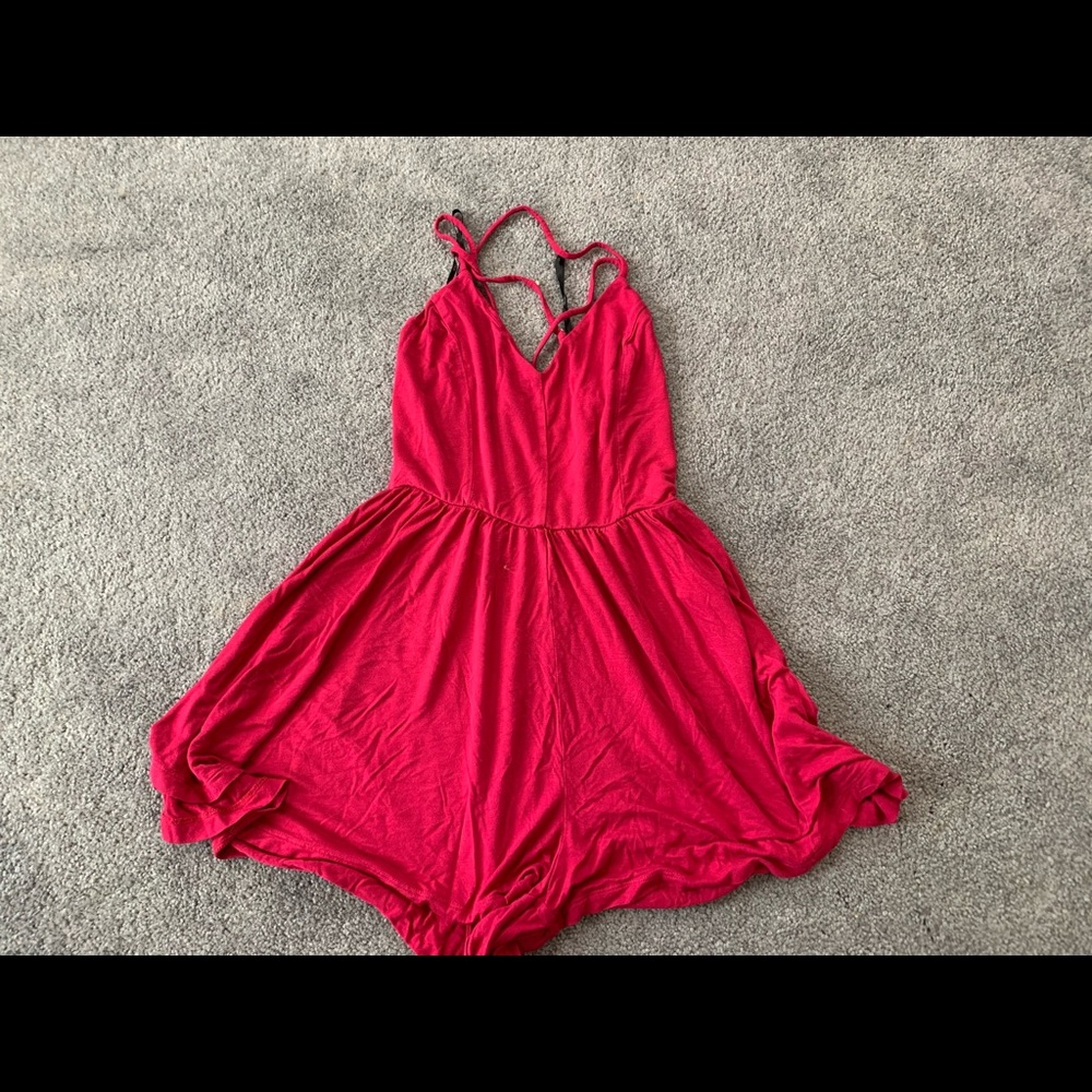 Forever 21 Magenta Romper